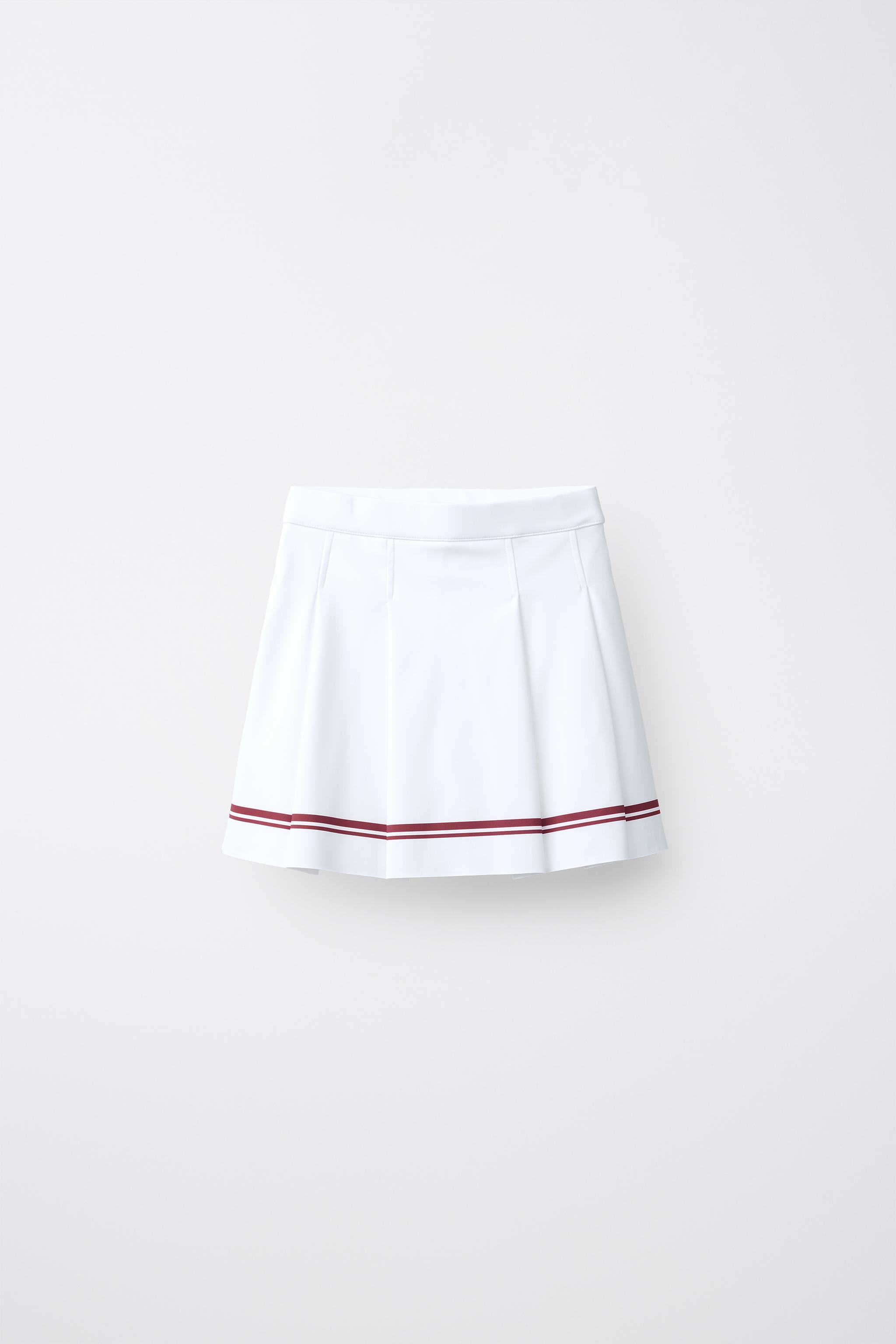 SPORTY STRIPED SKIRT